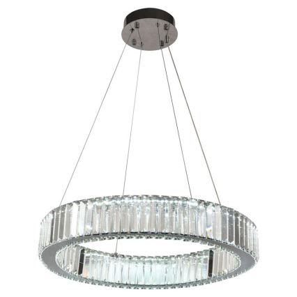 LED Hämardatav kristall-lühter LED/40W/230V 3000-6500K läikiv kroom + kaugjuhtimispult