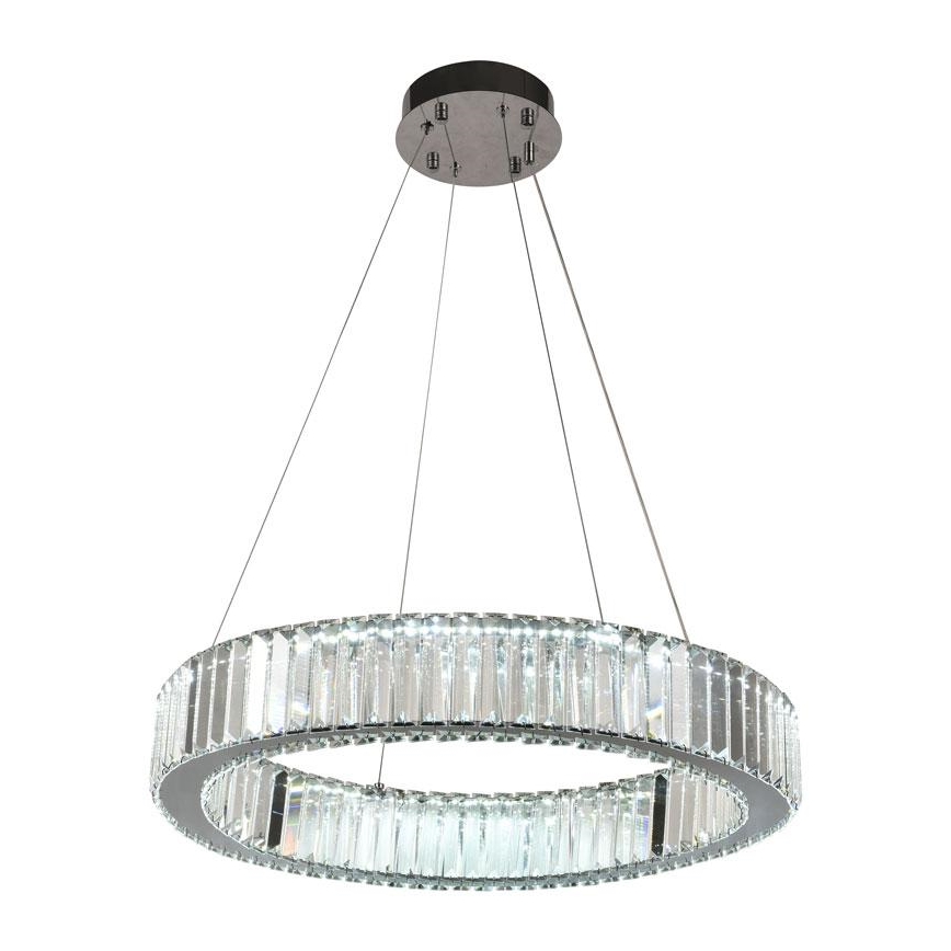 LED Hämardatav kristall-lühter LED/40W/230V 3000-6500K läikiv kroom + kaugjuhtimispult
