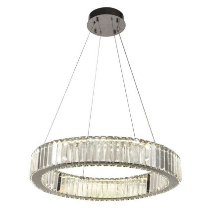 LED Hämardatav kristall-lühter LED/40W/230V 3000-6500K läikiv kroom + kaugjuhtimispult