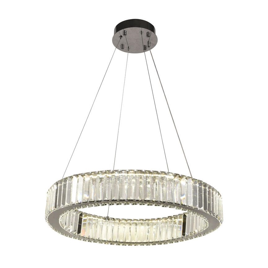 LED Hämardatav kristall-lühter LED/40W/230V 3000-6500K läikiv kroom + kaugjuhtimispult