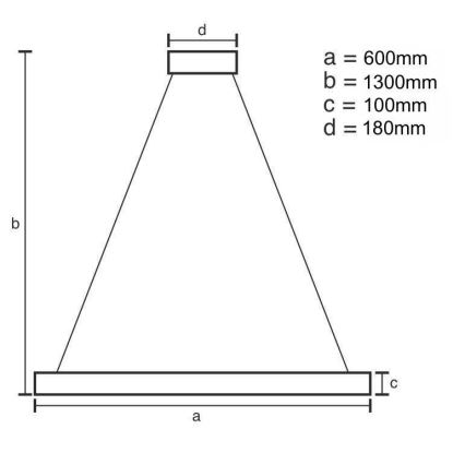 LED Hämardatav kristall-lühter LED/40W/230V 3000-6500K läikiv kroom + kaugjuhtimispult