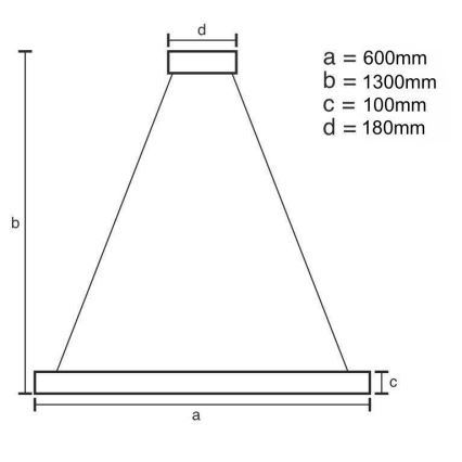 LED Hämardatav kristall-lühter LED/40W/230V 3000-6500K kroom/kuldne + kaugjuhtimispult