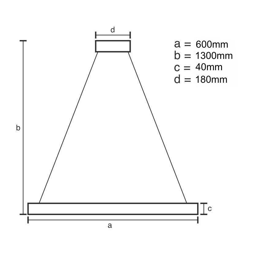 LED Hämardatav lühter LED/40W/230V 3000-6500K kuldne + kaugjuhtimispult