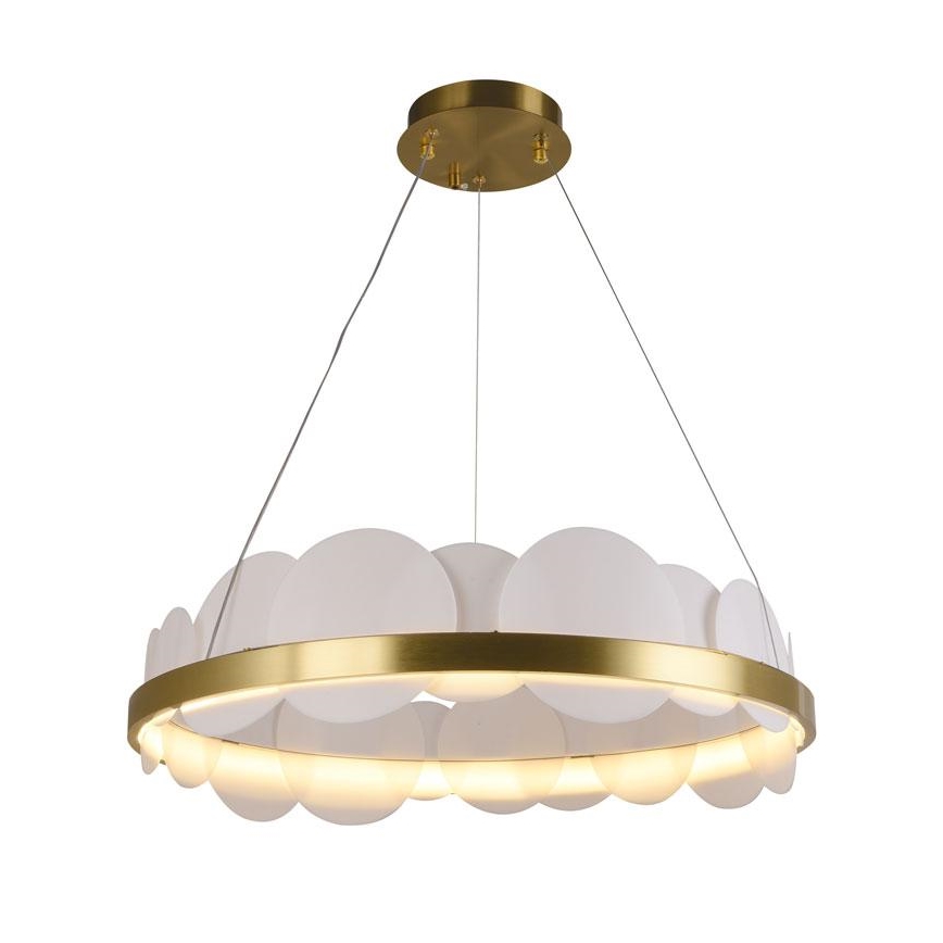 LED Hämardatav lühter LED/40W/230V 3000-6500K kuldne + kaugjuhtimispult