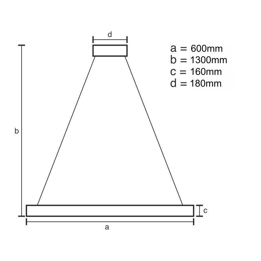 LED Hämardatav lühter LED/40W/230V 3000-6500K kuldne + kaugjuhtimispult
