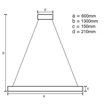 LED Hämardatav kristall-lühter LED/40W/230V 3000-6500K kuldne + kaugjuhtimispult