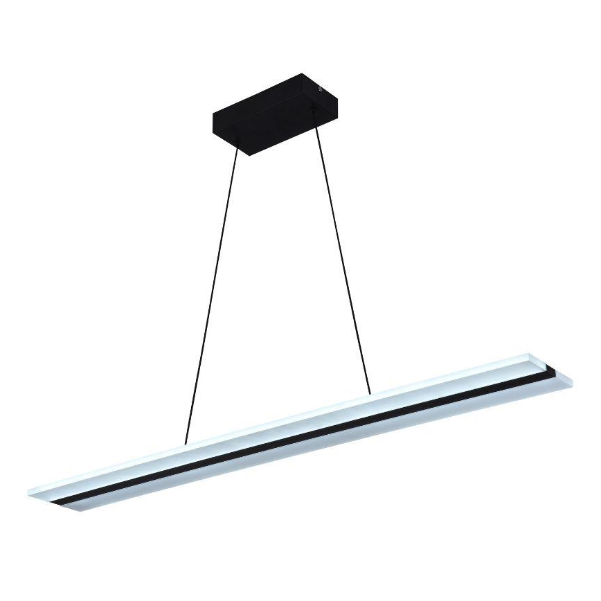 LED Hämardatav lühter LED/40W/230V 3000-6500K must + kaugjuhtimispult