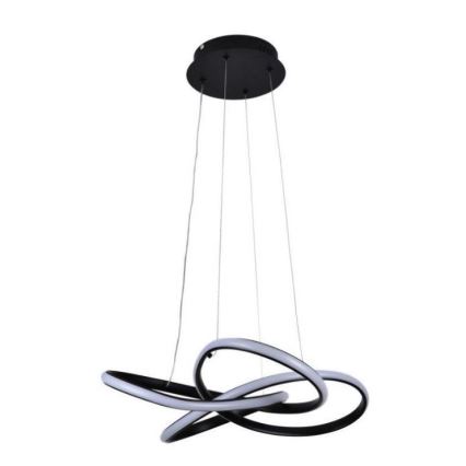 LED Hämardatav lühter LED/40W/230V 3000-6500K d. 48 cm must + kaugjuhtimispult