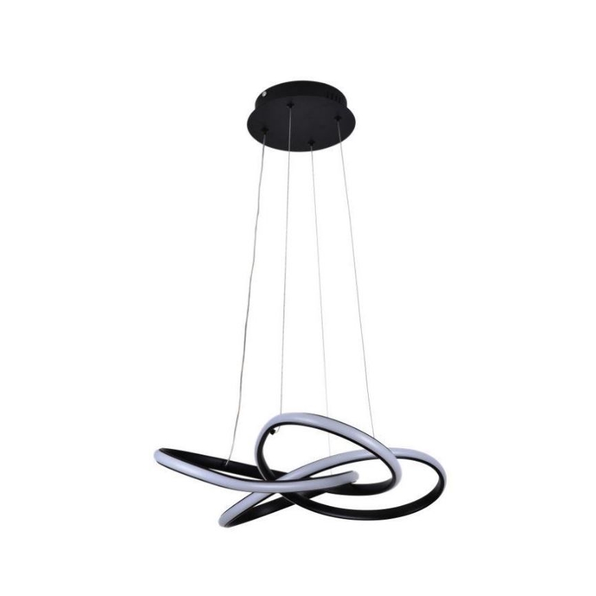 LED Hämardatav lühter LED/40W/230V 3000-6500K d. 48 cm must + kaugjuhtimispult