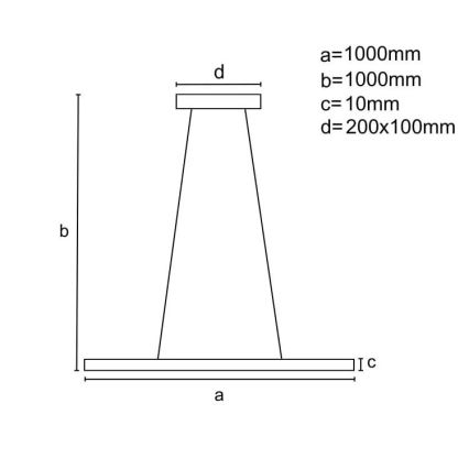 LED Hämardatav lühter LED/40W/230V 3000-6500K valge + kaugjuhtimispult