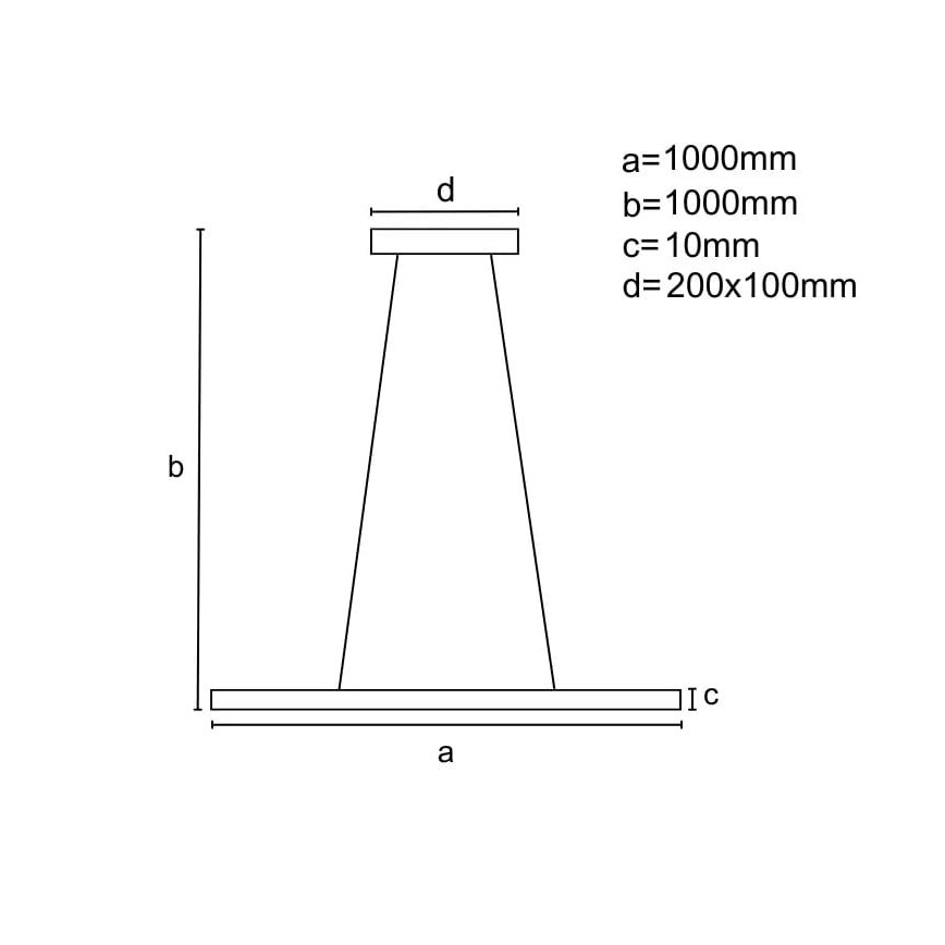 LED Hämardatav lühter LED/40W/230V 3000-6500K valge + kaugjuhtimispult