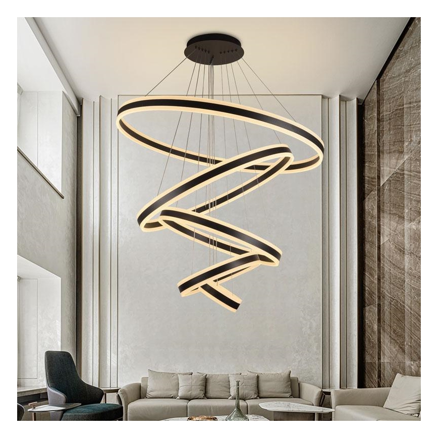 LED Hämardatav lühter LED/420W/230V 3000-6500K d. 100 cm + kaugjuhtimispult