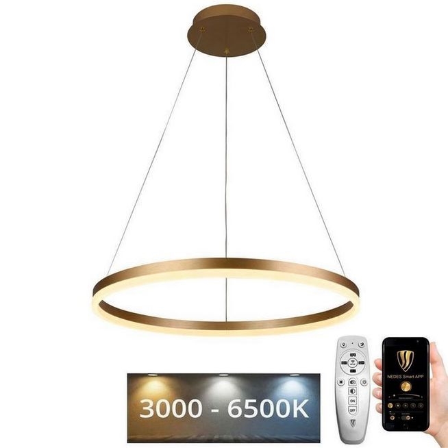LED Hämardatav lühter LED/42W/230V 3000-6500K d. 60 cm + kaugjuhtimispult