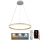 LED Hämardatav lühter LED/42W/230V 3000-6500K d. 60 cm + kaugjuhtimispult
