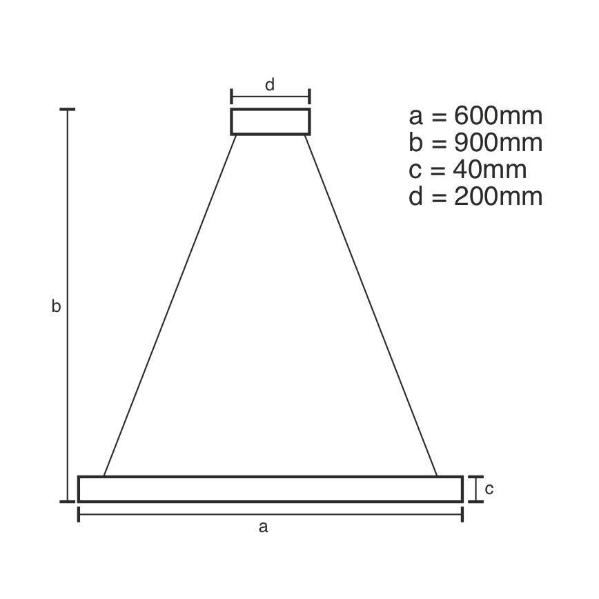 LED Hämardatav lühter LED/42W/230V 3000-6500K d. 60 cm + kaugjuhtimispult