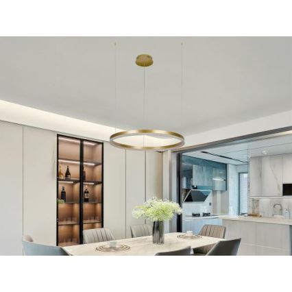 LED Hämardatav lühter LED/42W/230V 3000-6500K d. 60 cm + kaugjuhtimispult