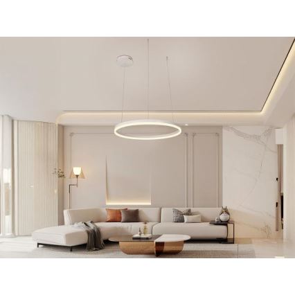 LED Hämardatav lühter LED/42W/230V 3000-6500K d. 60 cm + kaugjuhtimispult