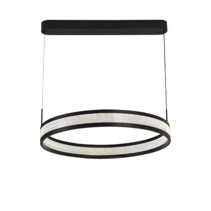 LED Hämardatav lühter LED/45W/230V 3000-6500K d. 60 cm must + kaugjuhtimispult