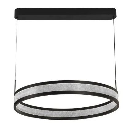 LED Hämardatav lühter LED/45W/230V 3000-6500K d. 60 cm must + kaugjuhtimispult