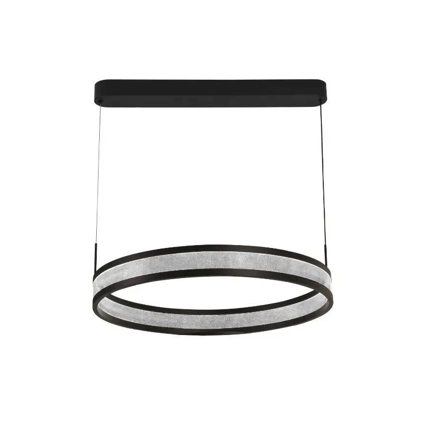 LED Hämardatav lühter LED/45W/230V 3000-6500K d. 60 cm must + kaugjuhtimispult