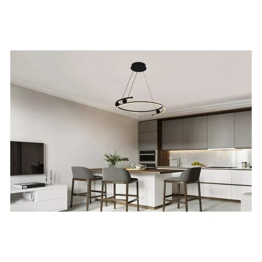 LED Hämardatav lühter LED/50W/230V 3000-6500K + kaugjuhtimispult