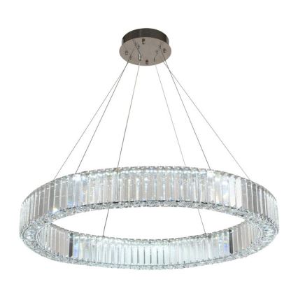 LED Hämardatav kristall-lühter LED/50W/230V 3000-6500K läikiv kroom + kaugjuhtimispult