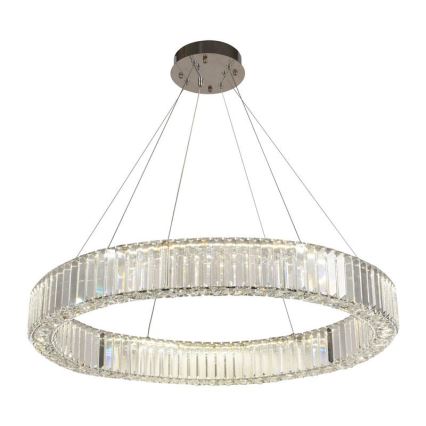 LED Hämardatav kristall-lühter LED/50W/230V 3000-6500K läikiv kroom + kaugjuhtimispult