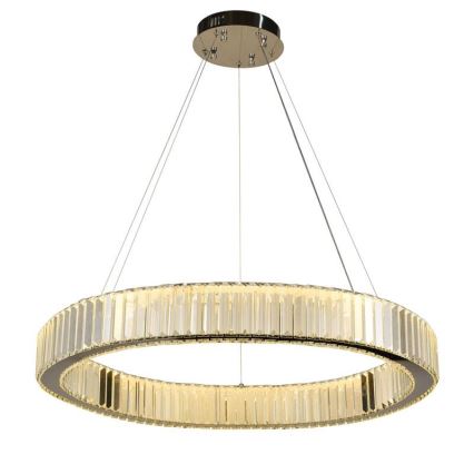 LED Hämardatav kristall-lühter LED/50W/230V 3000-6500K läikiv kroom + kaugjuhtimispult