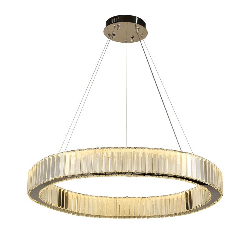 LED Hämardatav kristall-lühter LED/50W/230V 3000-6500K läikiv kroom + kaugjuhtimispult