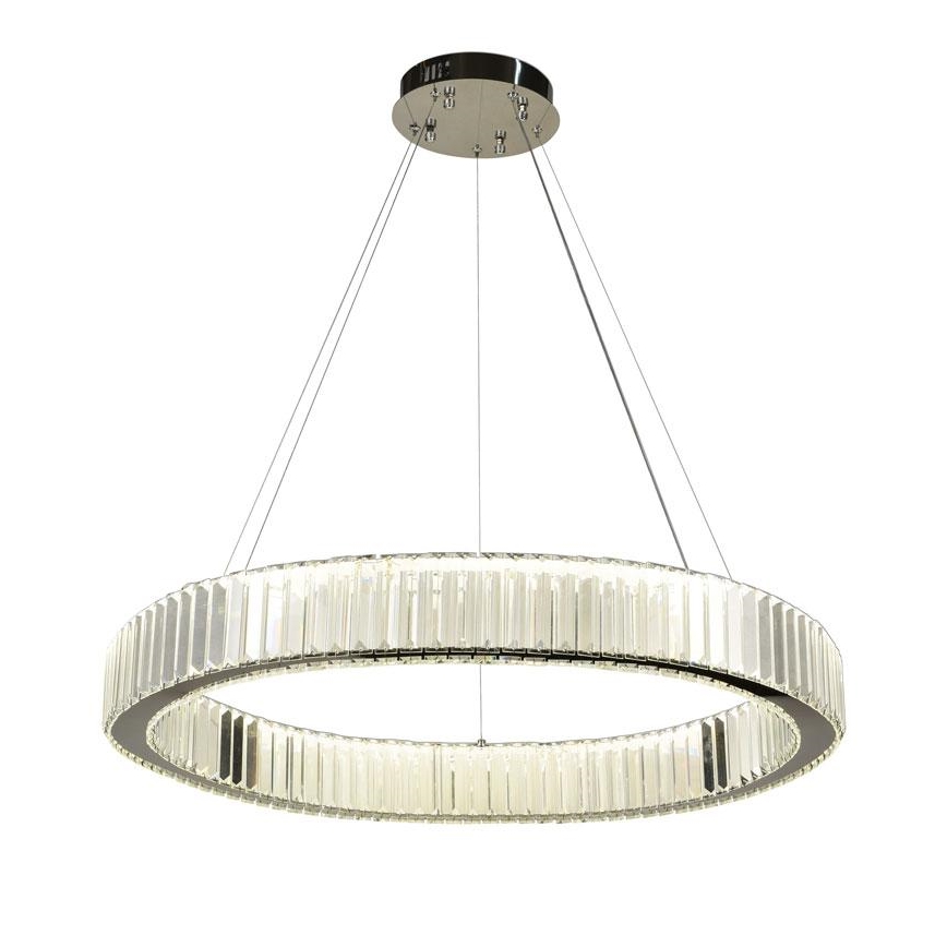 LED Hämardatav kristall-lühter LED/50W/230V 3000-6500K läikiv kroom + kaugjuhtimispult
