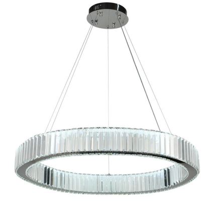 LED Hämardatav kristall-lühter LED/50W/230V 3000-6500K kroom + kaugjuhtimispult