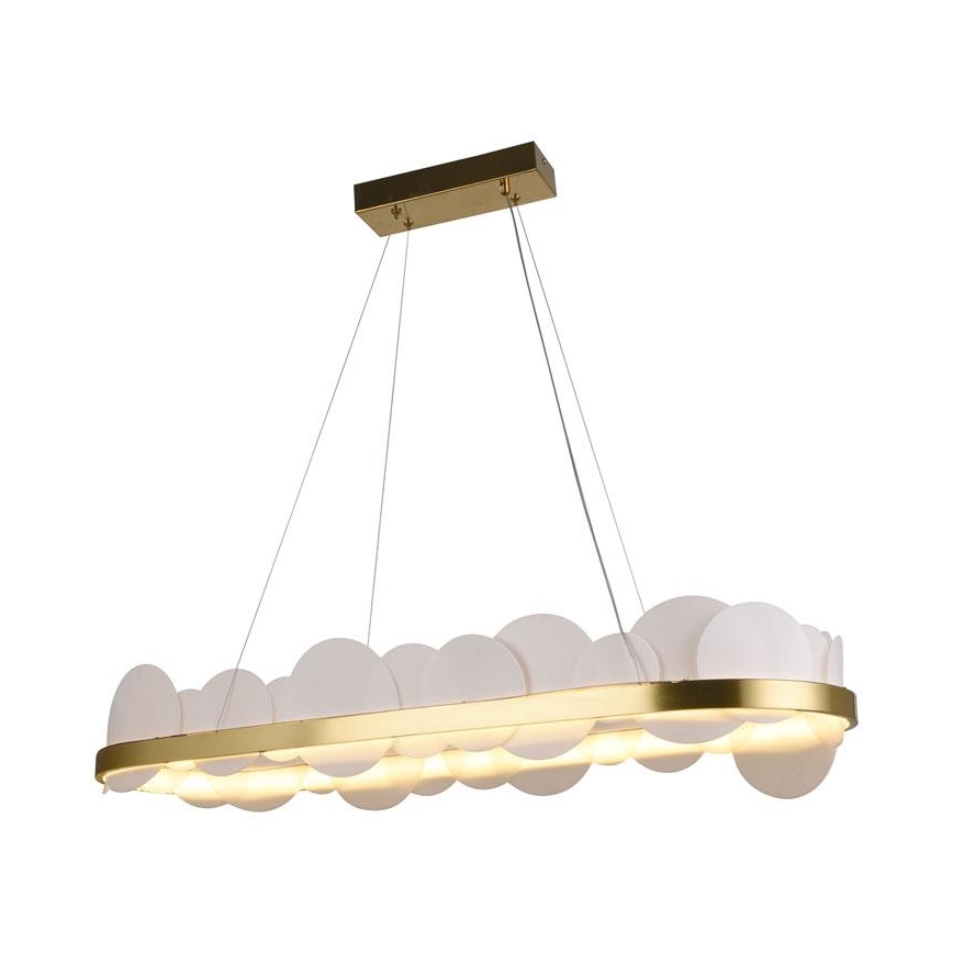 LED Hämardatav lühter LED/50W/230V 3000-6500K kuldne + kaugjuhtimispult