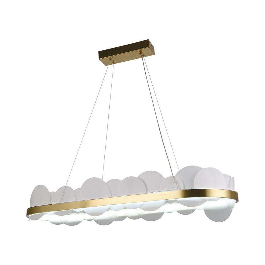 LED Hämardatav lühter LED/50W/230V 3000-6500K kuldne + kaugjuhtimispult