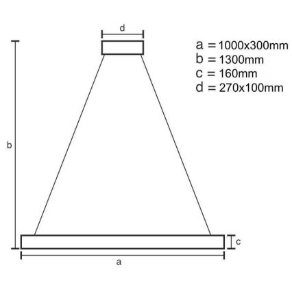 LED Hämardatav lühter LED/50W/230V 3000-6500K kuldne + kaugjuhtimispult