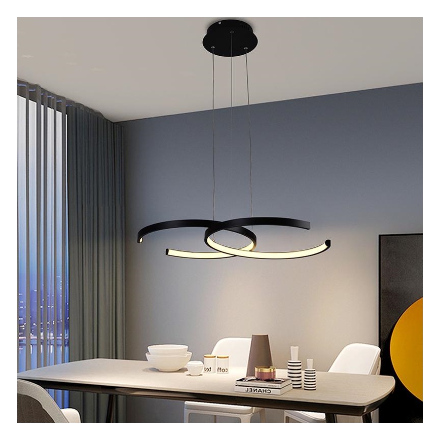 LED Hämardatav lühter LED/50W/230V 3000-6500K + kaugjuhtimispult