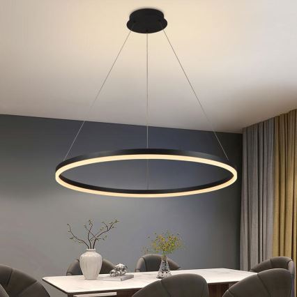 LED Hämardatav lühter LED/55W/230V 3000-6500K d. 80 cm + kaugjuhtimispult