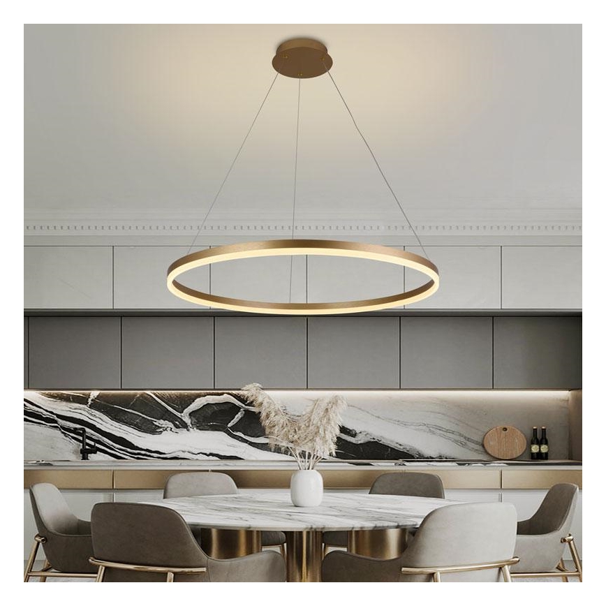 LED Hämardatav lühter LED/55W/230V 3000-6500K d. 80 cm + kaugjuhtimispult