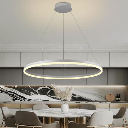 LED Hämardatav lühter LED/55W/230V 3000-6500K d. 80 cm + kaugjuhtimispult
