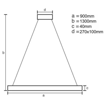 LED Hämardatav lühter LED/55W/230V 3000-6500K + kaugjuhtimispult