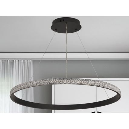 LED Hämardatav lühter LED/55W/230V 3000-6500K d. 80 cm + kaugjuhtimispult