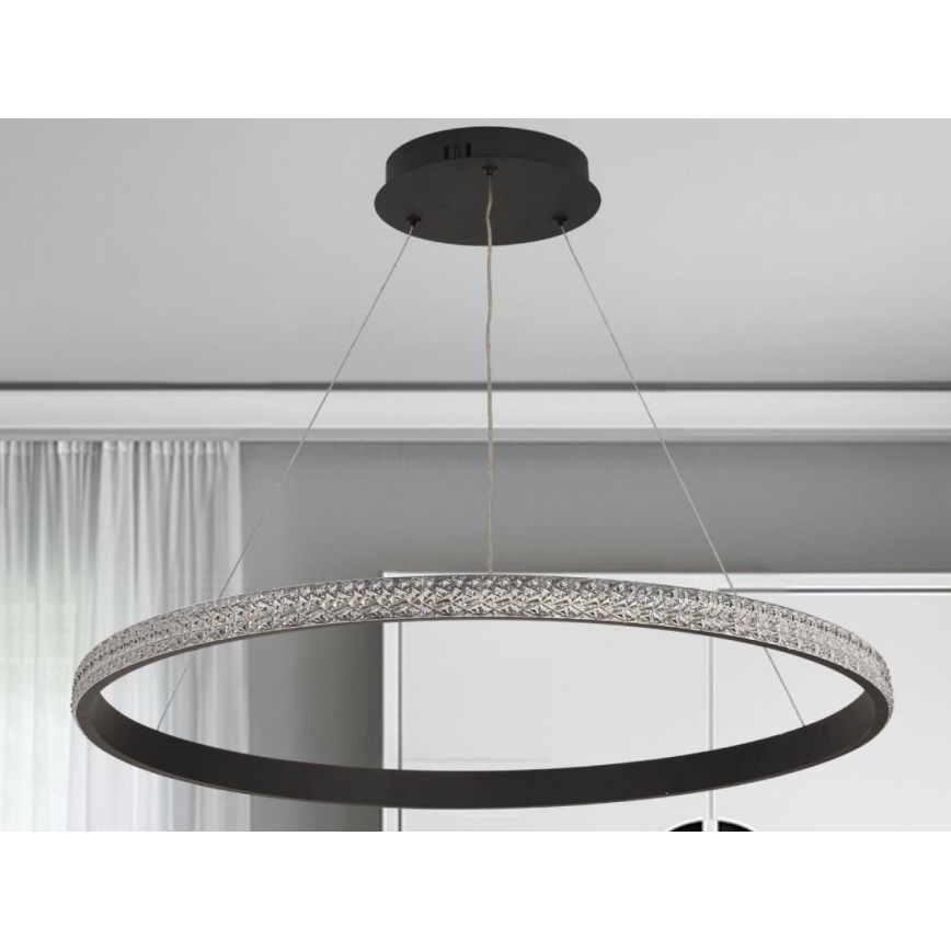 LED Hämardatav lühter LED/55W/230V 3000-6500K d. 80 cm + kaugjuhtimispult