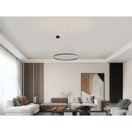 LED Hämardatav lühter LED/55W/230V 3000-6500K + kaugjuhtimispult