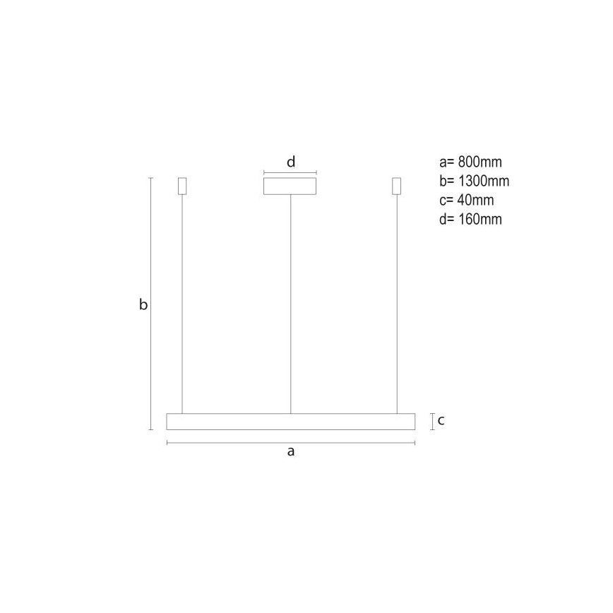 LED Hämardatav lühter LED/55W/230V 3000-6500K + kaugjuhtimispult