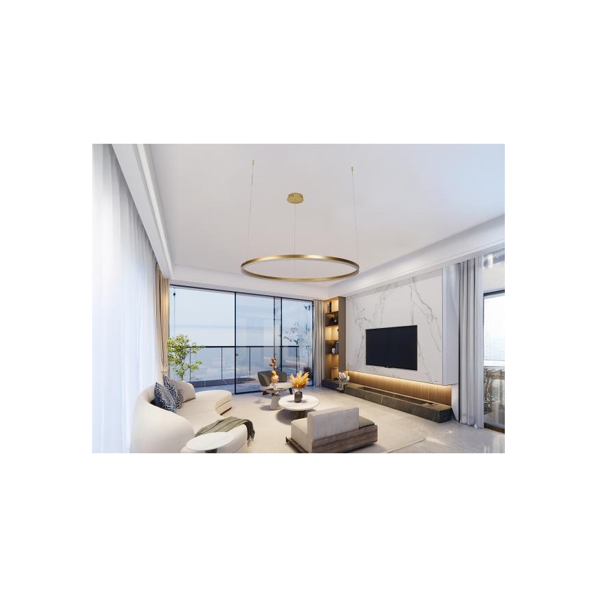 LED Hämardatav lühter LED/55W/230V 3000-6500K d. 80 cm + kaugjuhtimispult