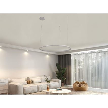 LED Hämardatav lühter LED/55W/230V 3000-6500K d. 80 cm + kaugjuhtimispult