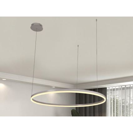LED Hämardatav lühter LED/55W/230V 3000-6500K d. 80 cm + kaugjuhtimispult