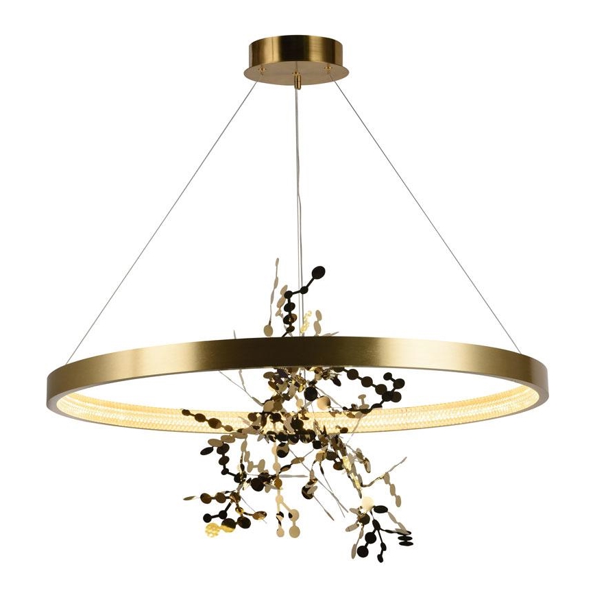 LED Hämardatav lühter LED/55W/230V 3000-6500K kuldne + kaugjuhtimispult