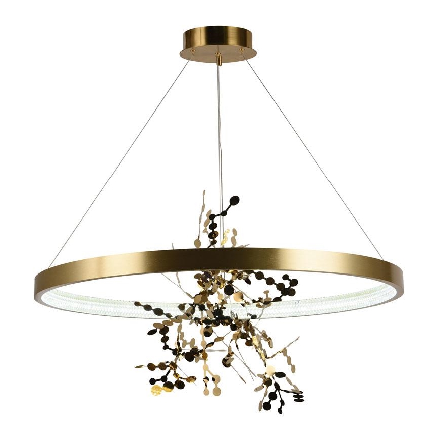 LED Hämardatav lühter LED/55W/230V 3000-6500K kuldne + kaugjuhtimispult
