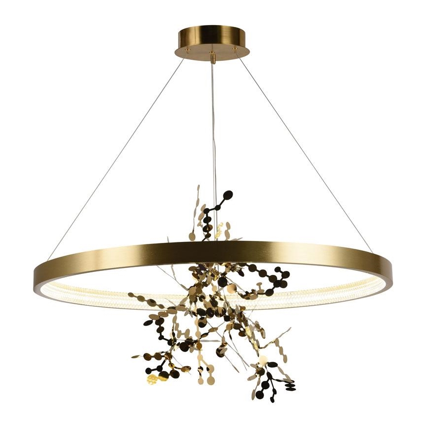LED Hämardatav lühter LED/55W/230V 3000-6500K kuldne + kaugjuhtimispult