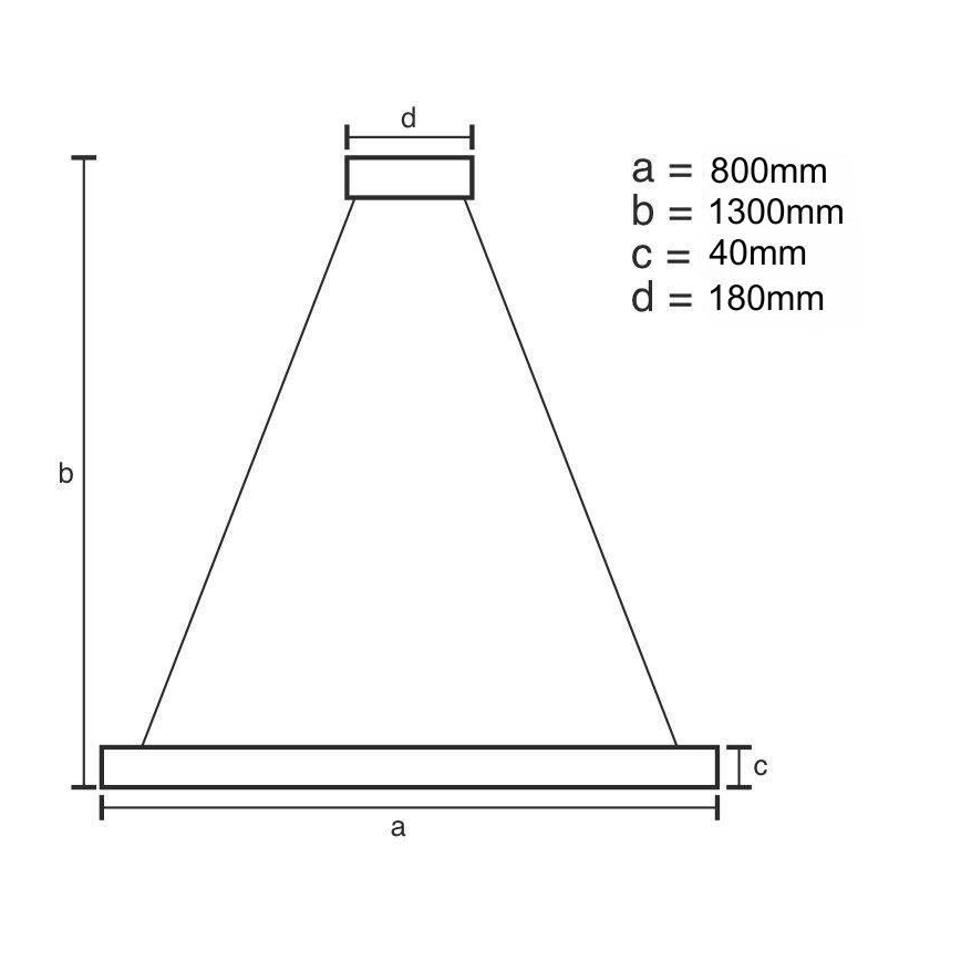 LED Hämardatav lühter LED/55W/230V 3000-6500K kuldne + kaugjuhtimispult